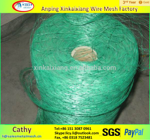 Plastic weave netting, square mesh anti bird net, Anti bird net export Thailand