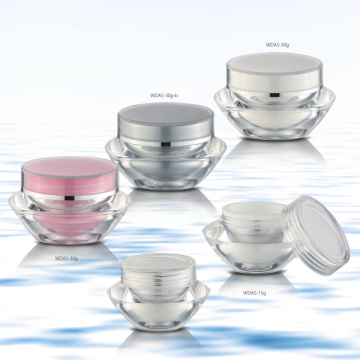 hot sale cosmetics cream jars/acrylic jars for cosmetics