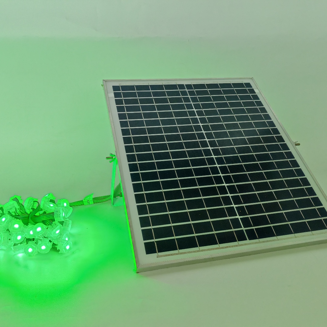Solar Energy Christmas Outdoor decoration DC12V  permanent outdoor string  pixel eaves led lights