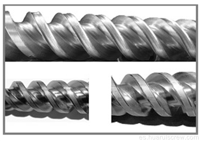 Tornillo y barril para la máquina de moldeo por inyección