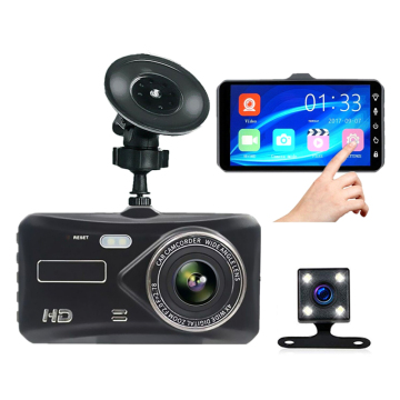1080p HD DVR Car Camera with Front and Rear Dashboard Mount