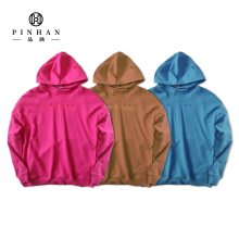 Women's Pink Sweatershirt Hoodies - Boxy Fit, 100% Cotton, Distressed Look Pullover