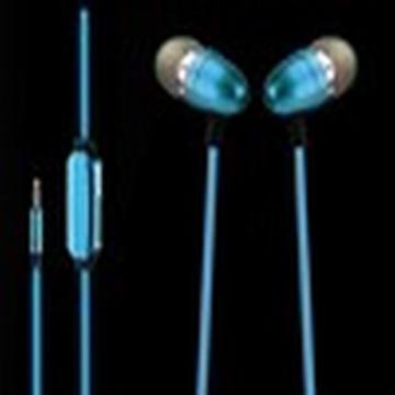 Illuminated EL wire Earphone