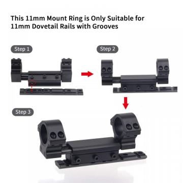 30mm/25.4mm Optics High-profile Zero Recoil 11mm Dovetail