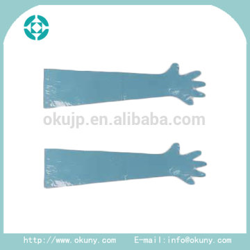 High quality full arm pe gloves