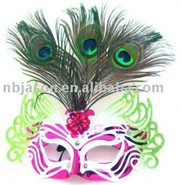 feather mask