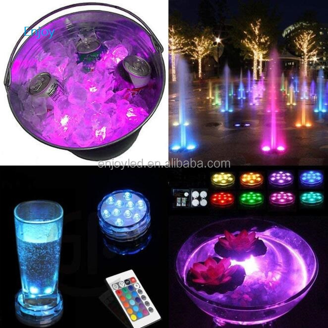 Led lamp for aquarium fish tank diving waterproof light low light RGB remote control light