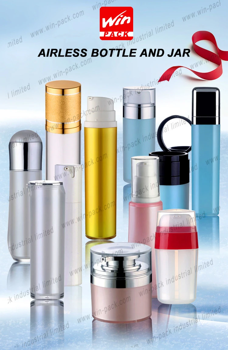 Winpack White PP Plastic 50ml Airless Bottle with Lotion Pump