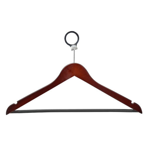 Round Head Closet Clothes Wood Hangers for Cloths