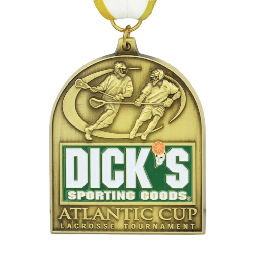 Medalla de oro personalizada Medalla de metal deportivo de levantamiento de pesas