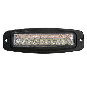 white amber work light led light bar