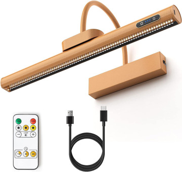 Wireless Remote Control Dimmable Picture Frame Lighting: Portrait, Rotatable Light Tube, and Artworking Painting Light