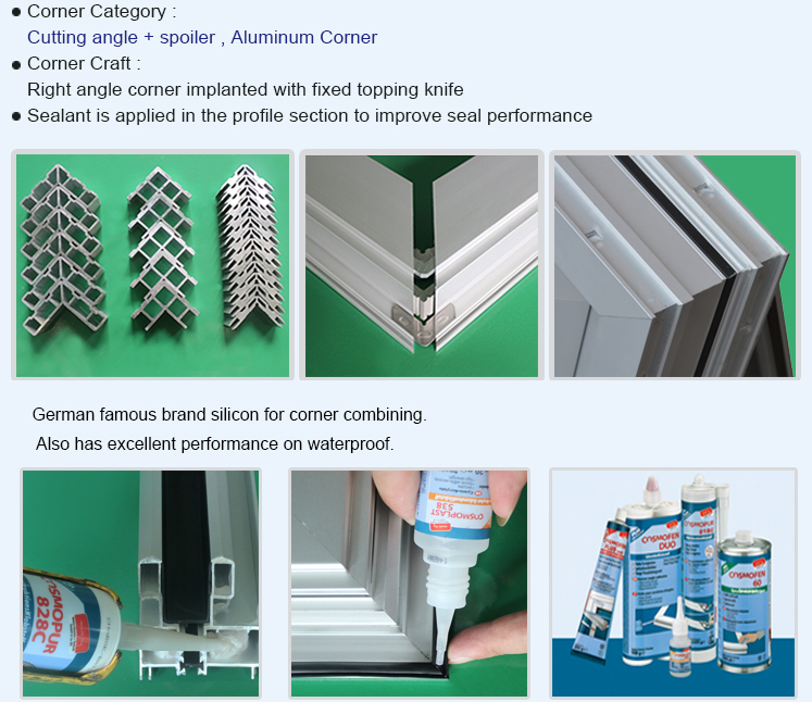 China supplier aluminium store door european style sliding folding door