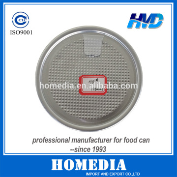 401# easy peel end easy peel off end aluminum foil lid