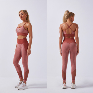 Ensemble de leggings de yoga actifs à impression personnalisée de vêtements