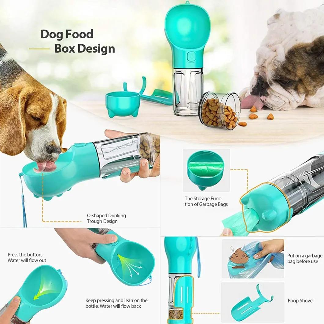 Multifuctional Pet Products Pet Feeder with Water Bottles