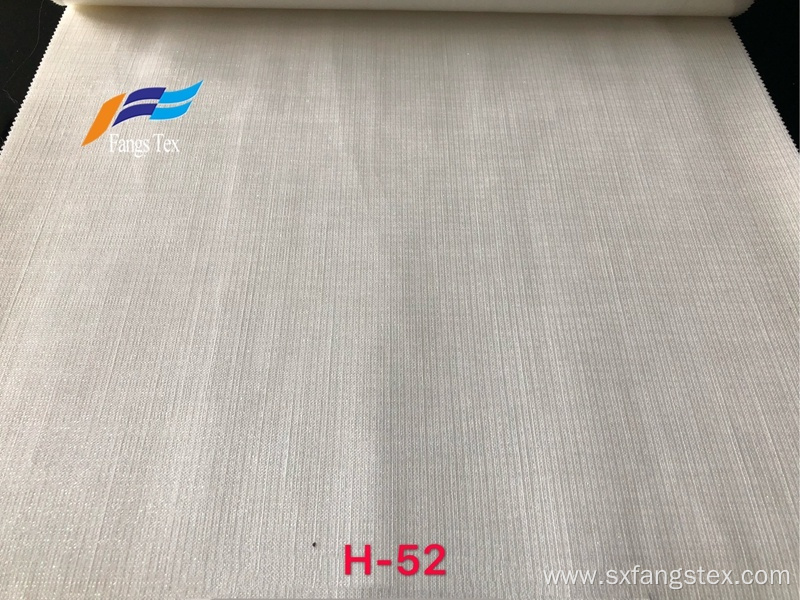 Durable White Plain Polyester Linen Voile Curtains