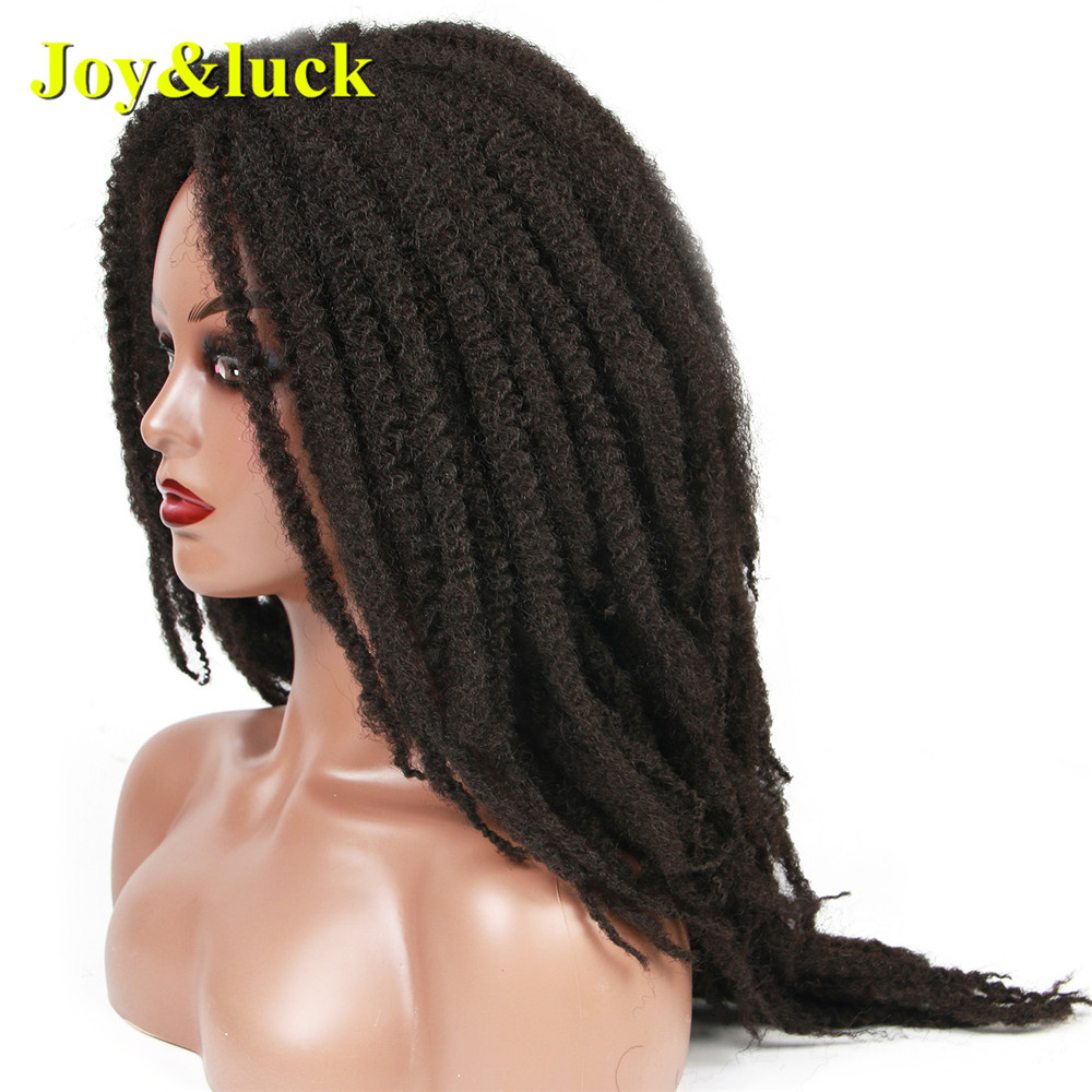 Long Afro Kinky Curly  Crochet Braids Wigs  Sythetic Wigs Middle Part Ombre Color Hair Wigs  Cosplay or Daily Use Hair Style