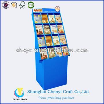 floor stand printed paper greeting card display stands