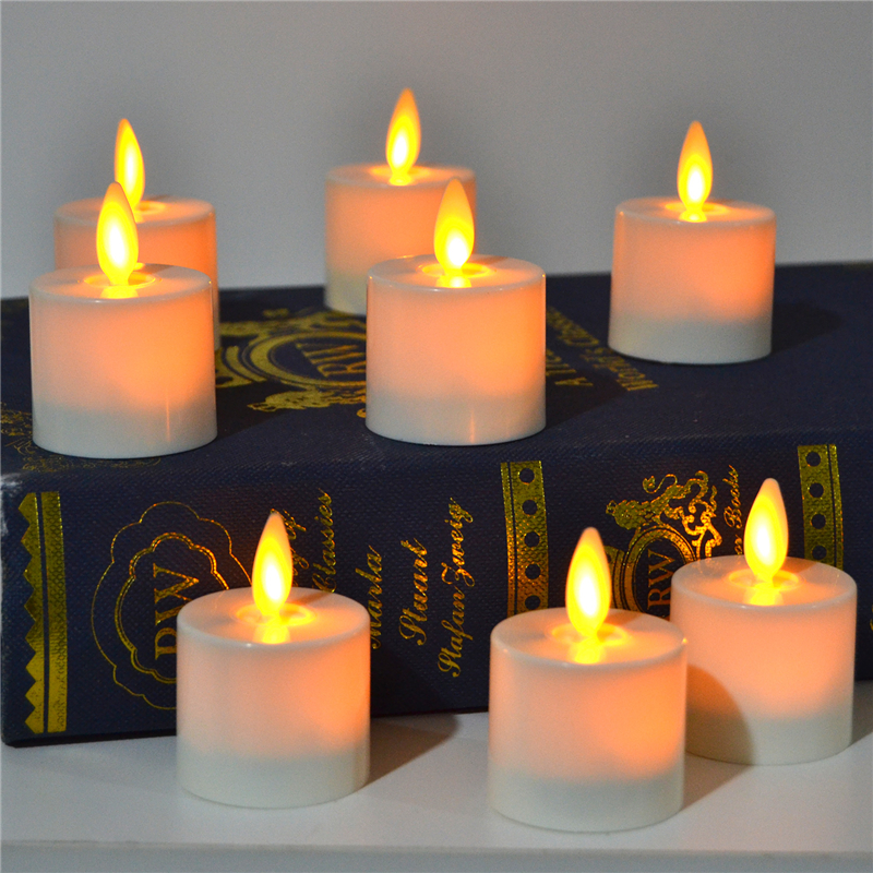 Battery Operated Powered Flameless Led Tea Light Candles