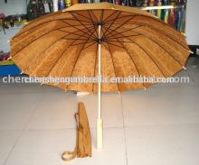 tree silk printed chinese umbrella