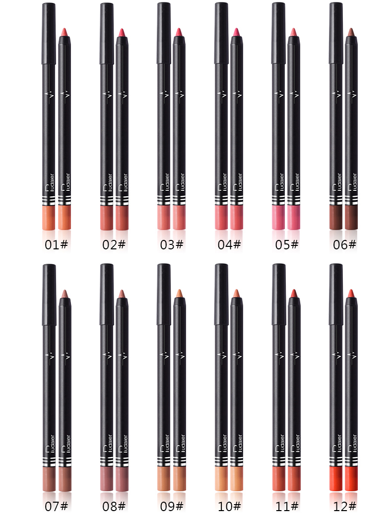 Hot Sale Makeup Cosmetic Lipliner Pen Multicolor Waterproof Lip Liner Manufacturer