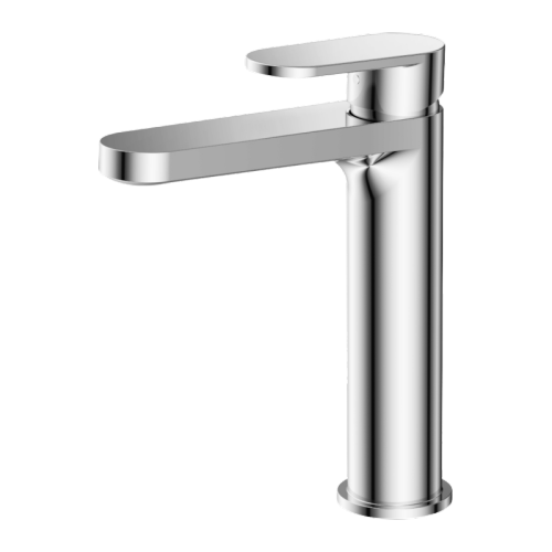 Vessel sink faucet deck mount single lever basin mixer