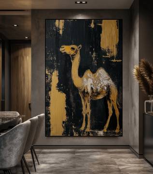 Modern Art Camel Canvas Wall Art and Prints