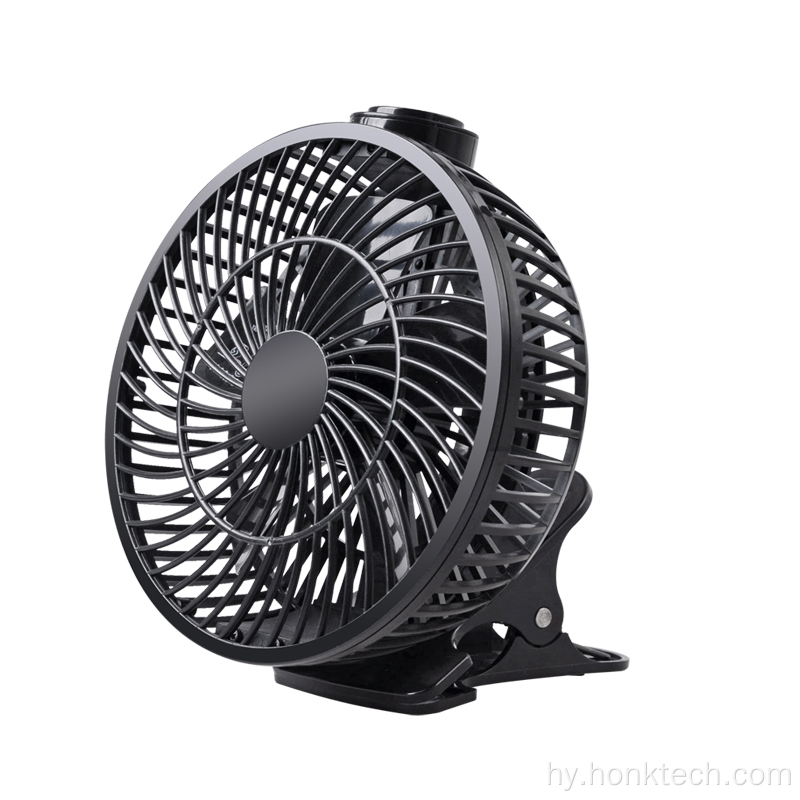 USB շարժական Clip Mini Fan