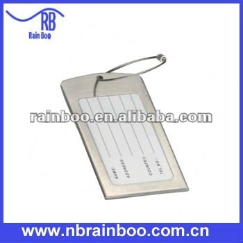 Hot selling Square aluminium luggage tag for promotion