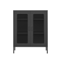 Black Steel Office Storage Garage Cabinets