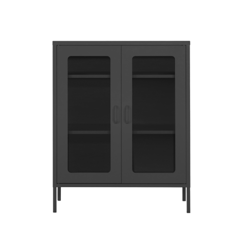 Black Steel Office Storage Garage Cabinets