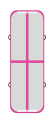 Pink Tumble Air Track Mat Gymnastics