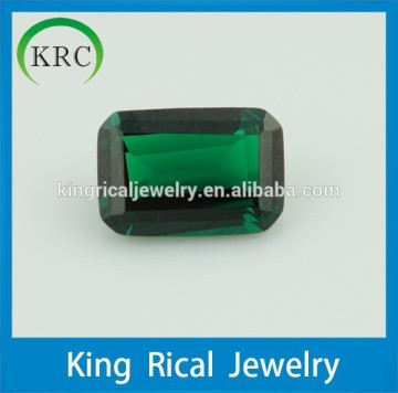 Fashion Emerald Rectangle cut cubic zirconia stone