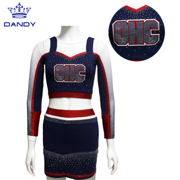 Aangepaste vrouwen cheerleading uniformen