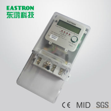 Single-phase Two Wires Electronic kWh meter