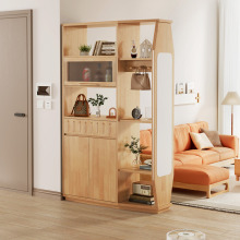 Minimalist Modern Solid Oak Laminate Interval Cabinet