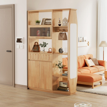Minimalist Modern Solid Oak Laminate Interval Cabinet