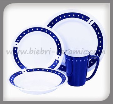 Blue Stoneware Dinner Sets