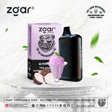 Dispositivo vape descartável ZGAR