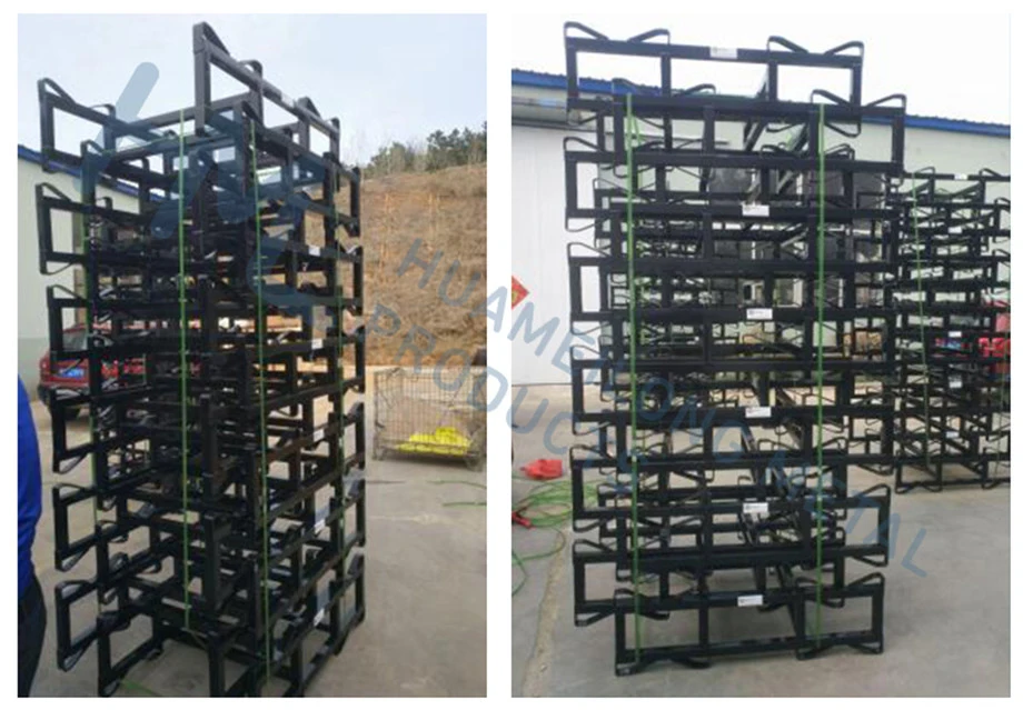 55 Gallon Stacking Heavy Duty Powder Coated Double Barrel Wine Racks