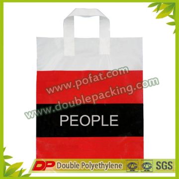 Printed soft loop Handle carrier bags