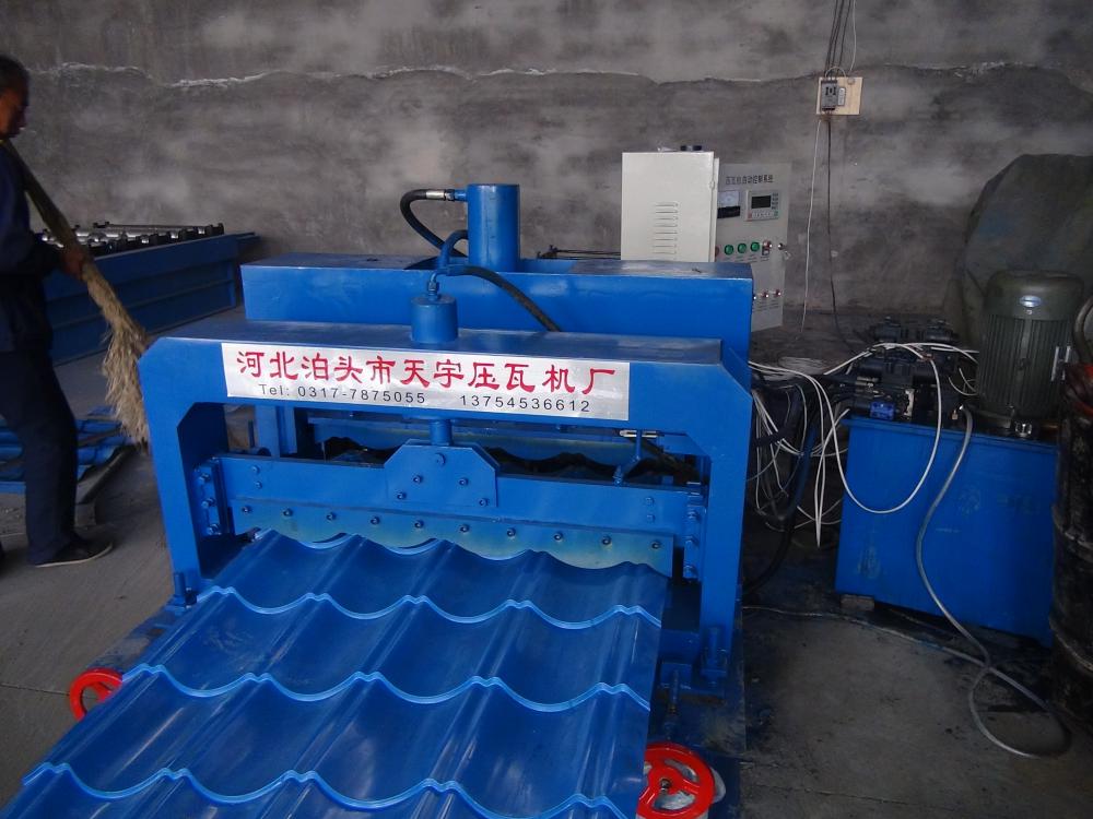 Glazed Roof Tiles Roll Forming Machine