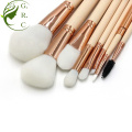 Cute Pink Top Makeup Brushes Set With Case