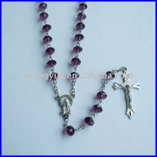 2013 hot selling crystal glass bead rosary