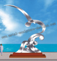 Escultura de metal Seabird