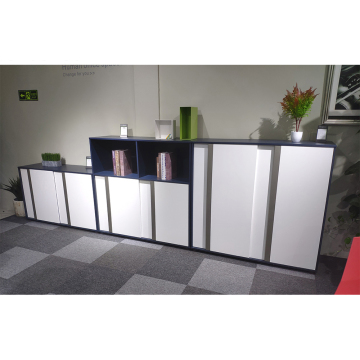 Wooden Low Cabinet Office Storage Solution