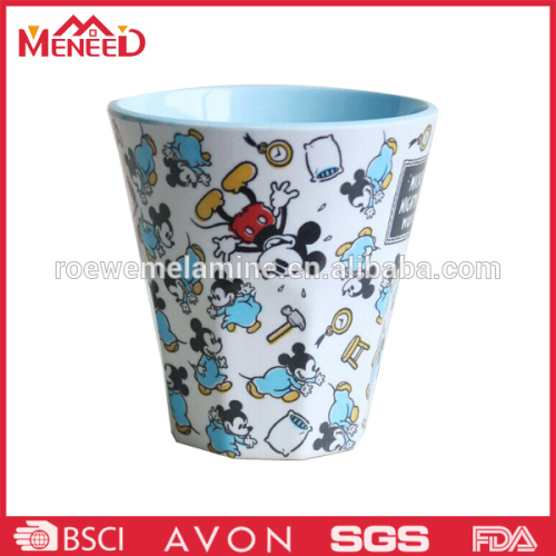 Printed melamine children use food safety cartoon cup