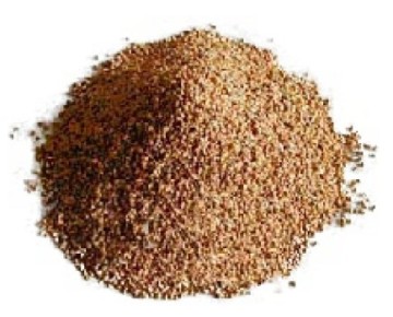 Polishing dry walnut shell