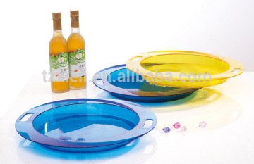Tray, plastic tray , fruit tray, plastic round tray,PS tray